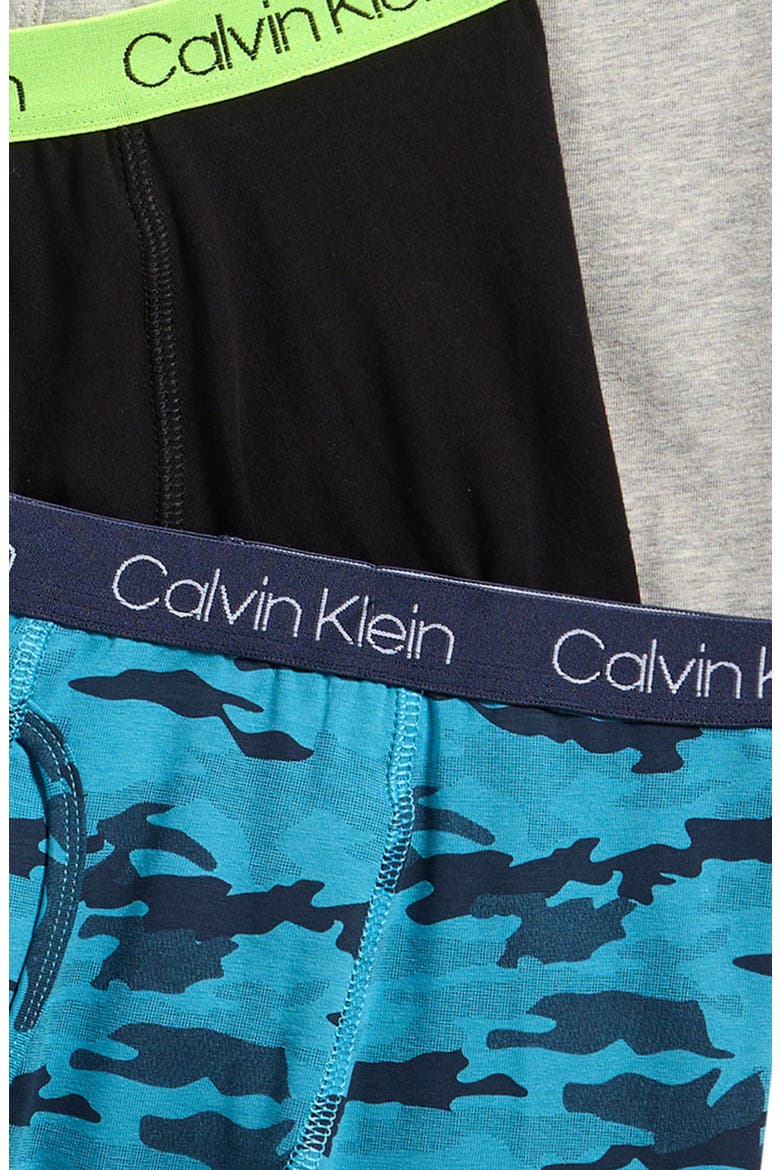 Kids' 6-Pack Assorted Stretch Cotton Boxer Briefs, Alternate, color, BLUE CAMO
