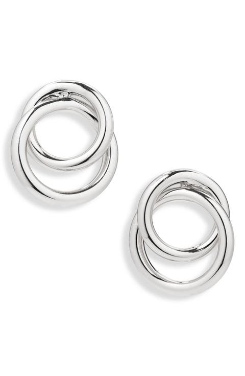 Arnaude Interlocking Circle Stud Earrings