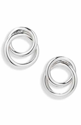 Arnaude Interlocking Circle Stud Earrings