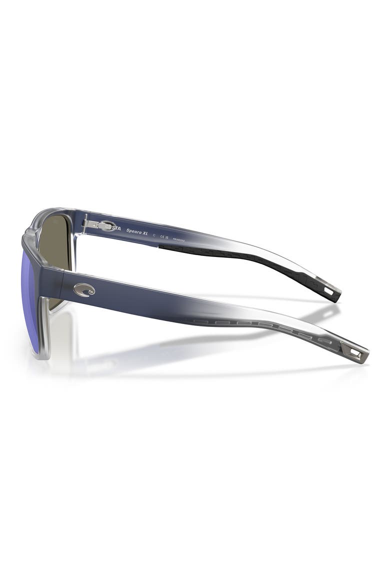 Spearo XL 59mm Polarized Square Sunglasses, Alternate, color, DEEP BLUE FADE / BLUE 580G