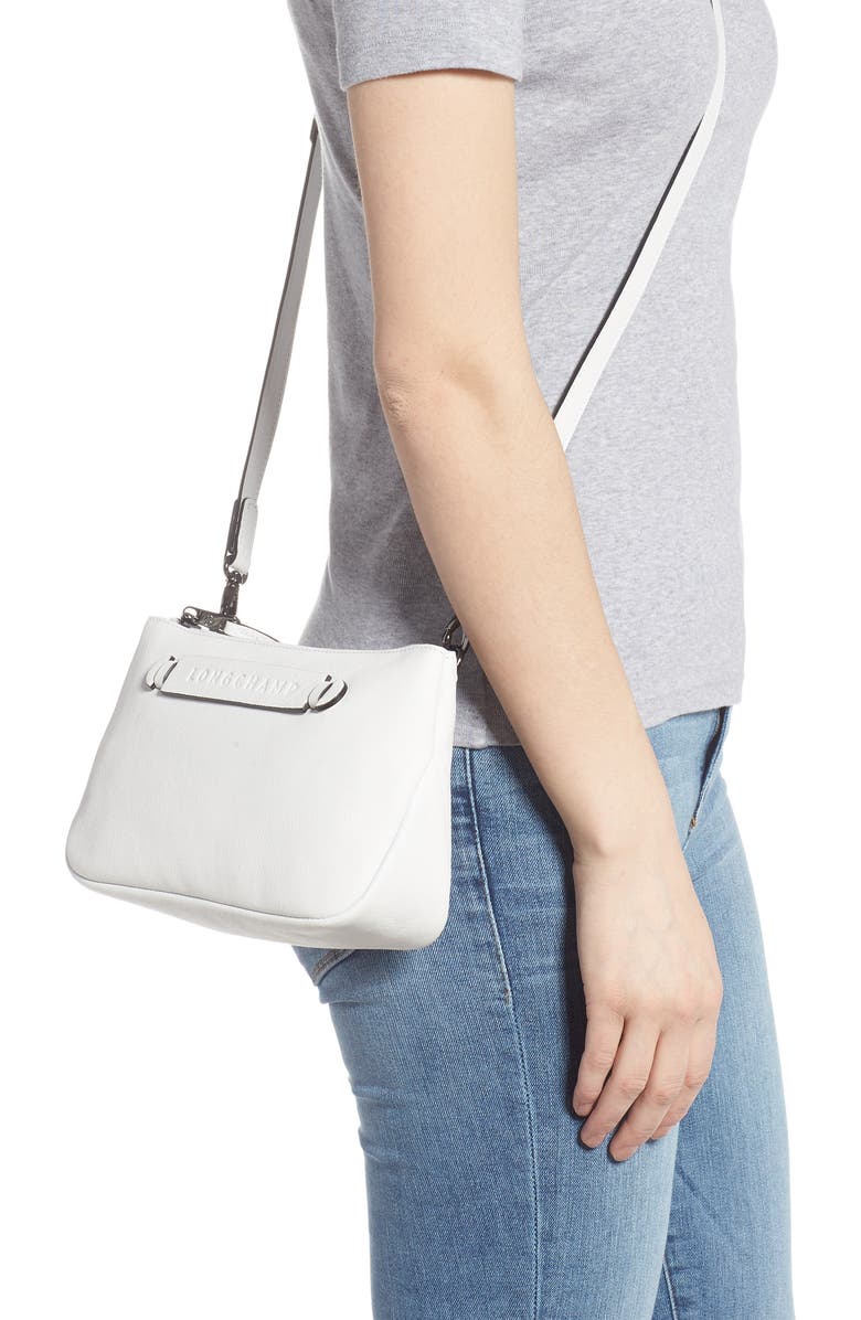 Longchamp 3D Leather Crossbody Bag, Alternate, color,