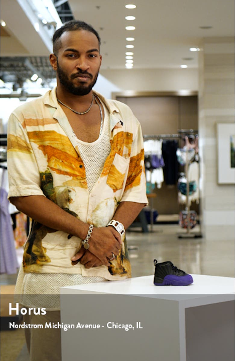 Kids' Air Jordan 12 Retro Basketball Sneaker, sales video thumbnail