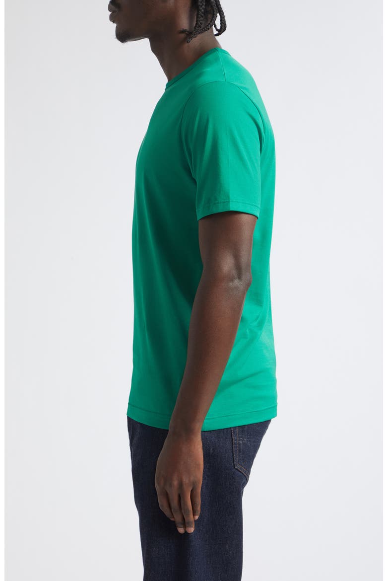 Cotton Crewneck T-Shirt, Alternate, color, BRIGHT GREEN26