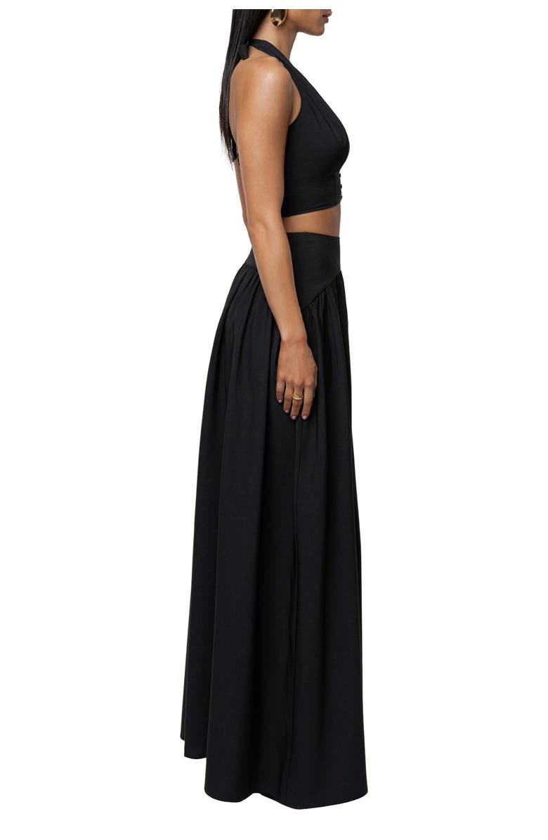 JLUXLABEL Haven Skirt Set, Alternate, color, Black