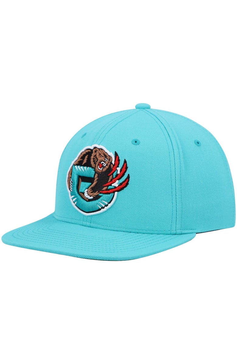 Mitchell & Ness Men's Mitchell & Ness Turquoise Vancouver Grizzlies Hardwood Classics Team Ground 2.0 Snapback Hat, Main, color, Turquoise