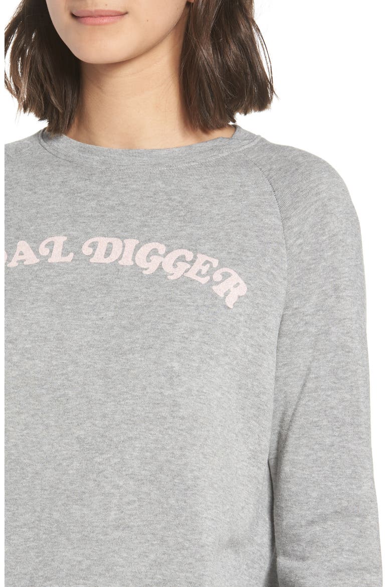 Goal Digger Sweatshirt, Alternate, color, HEATHER GREY