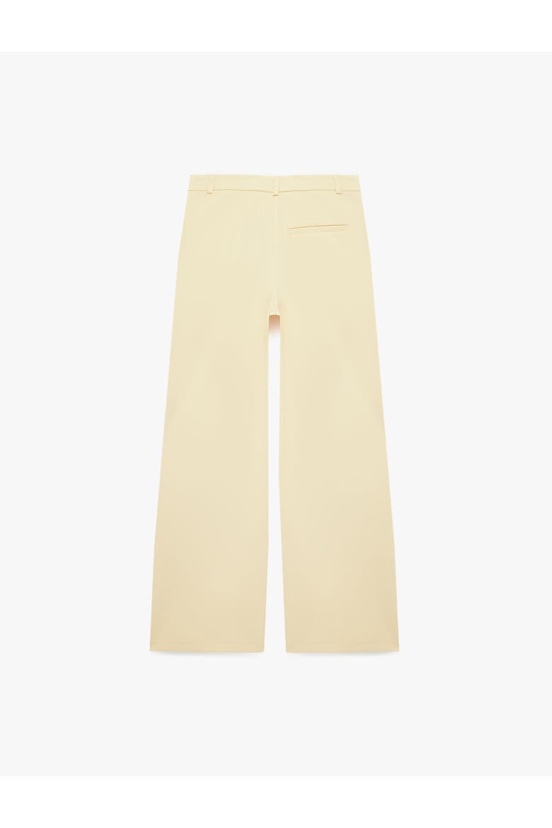 High Rise Pleated Wide Leg Trousers, Alternate, color, YELLOW