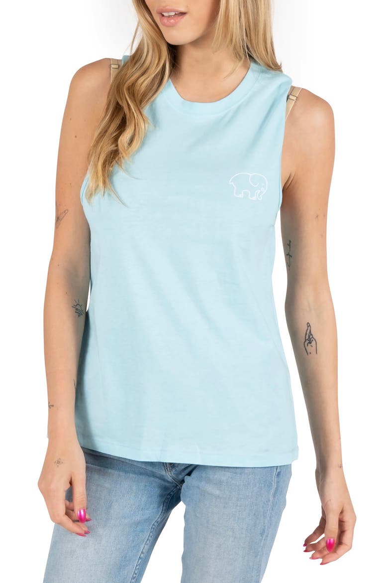 Turtle Time Tank Top, Main, color, TROPICAL BREEZE