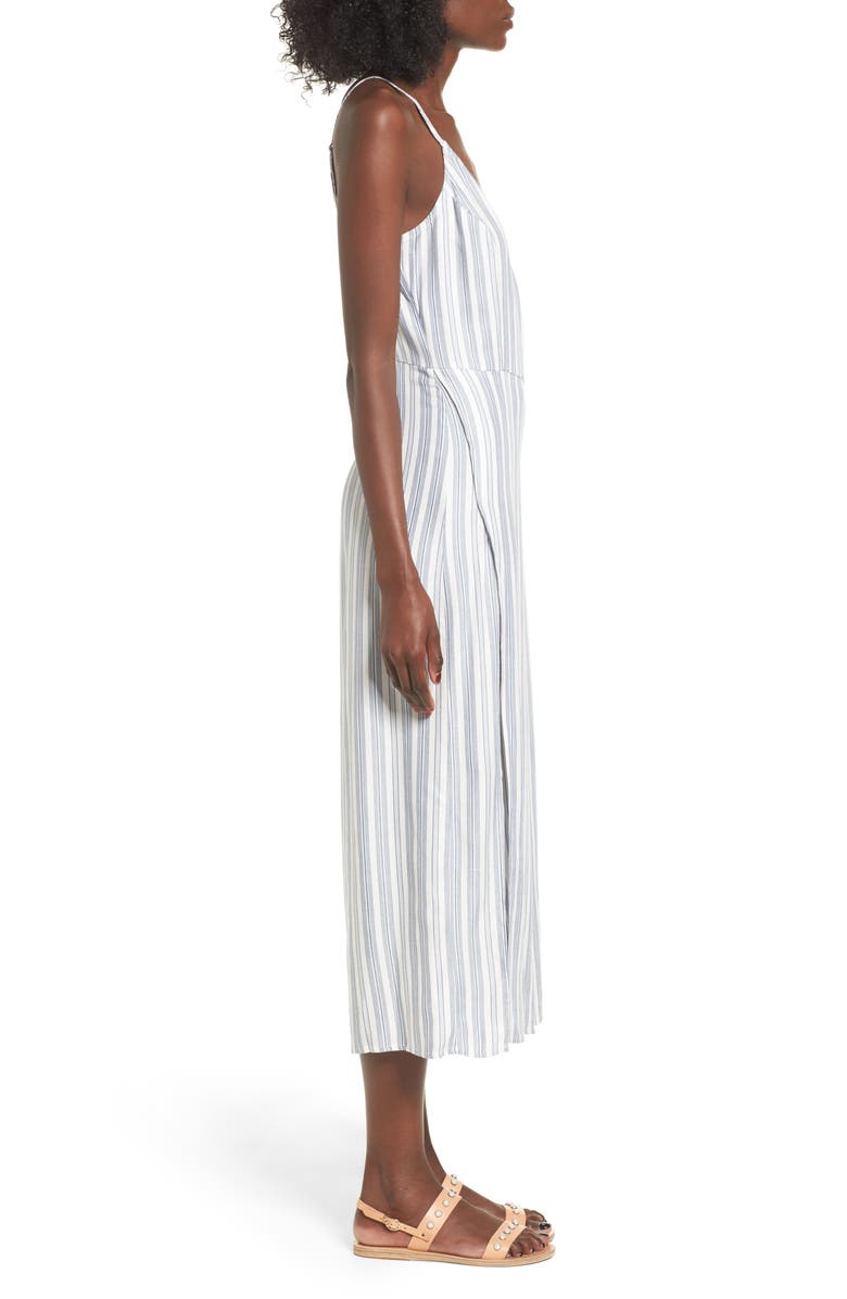 Love, Fire Stripe Surplice Jumpsuit, Alternate, color, 