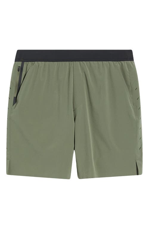 Ten Thousand Interval Unlined 7-inch Training Shorts In Od Green