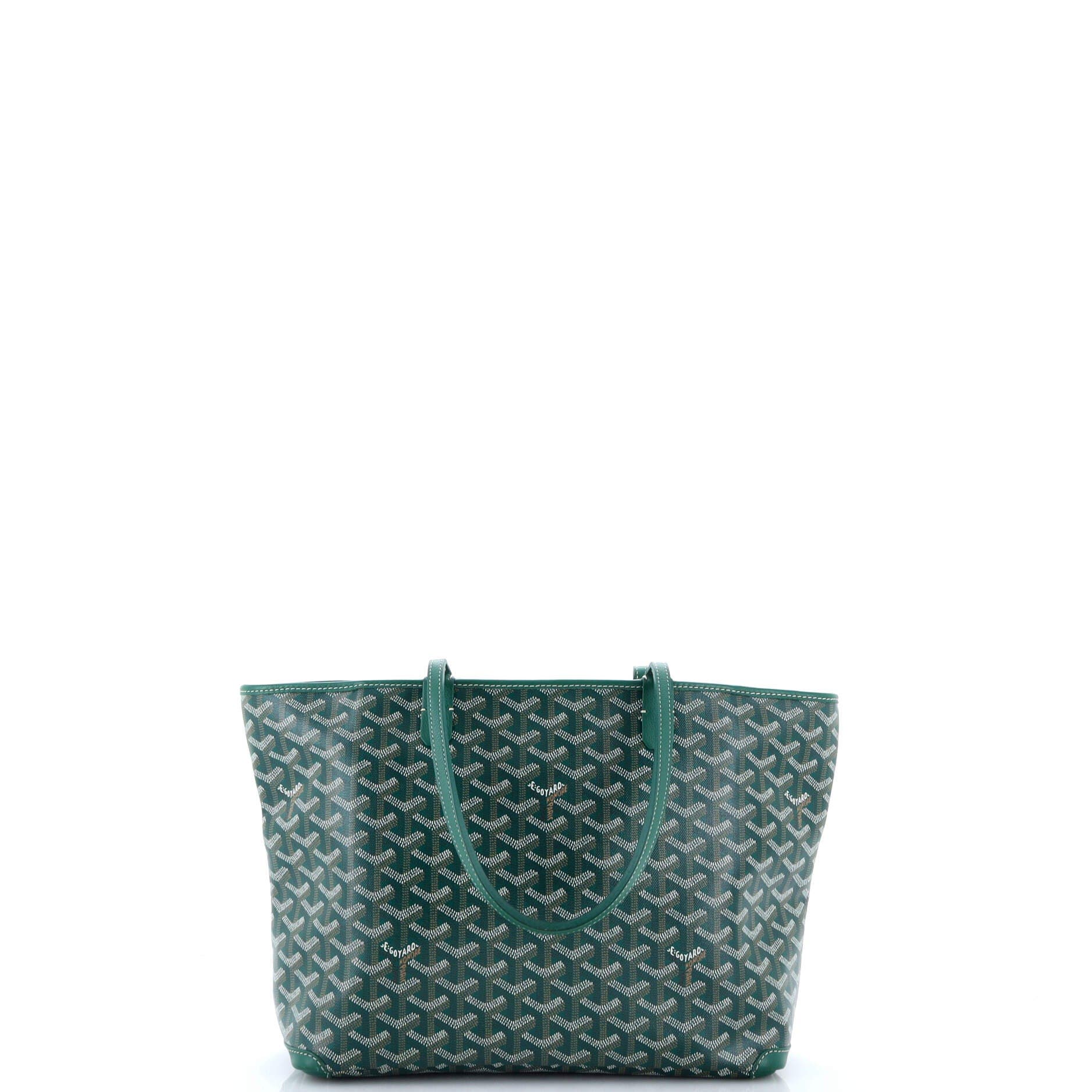 Pre-Owned Goyard Artois Tote Coated Canvas PM, Alternate, color, Green
