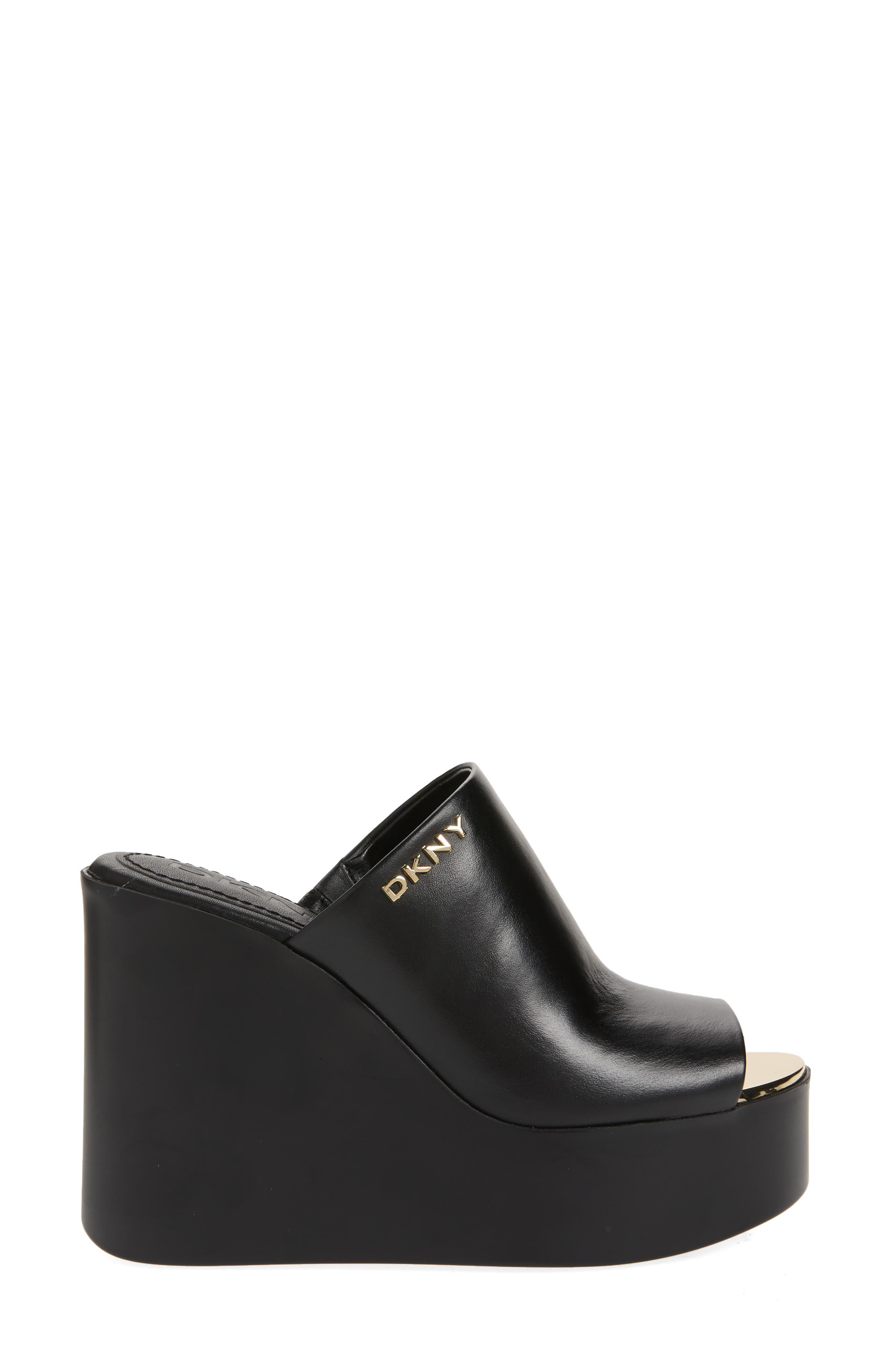 DKNY Pen Platform Wedge Sandal, Alternate, color, 