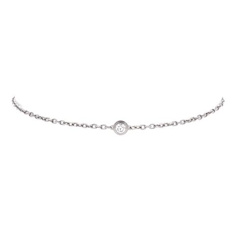 D'Amour Bracelet 18K White Gold and Diamond Small