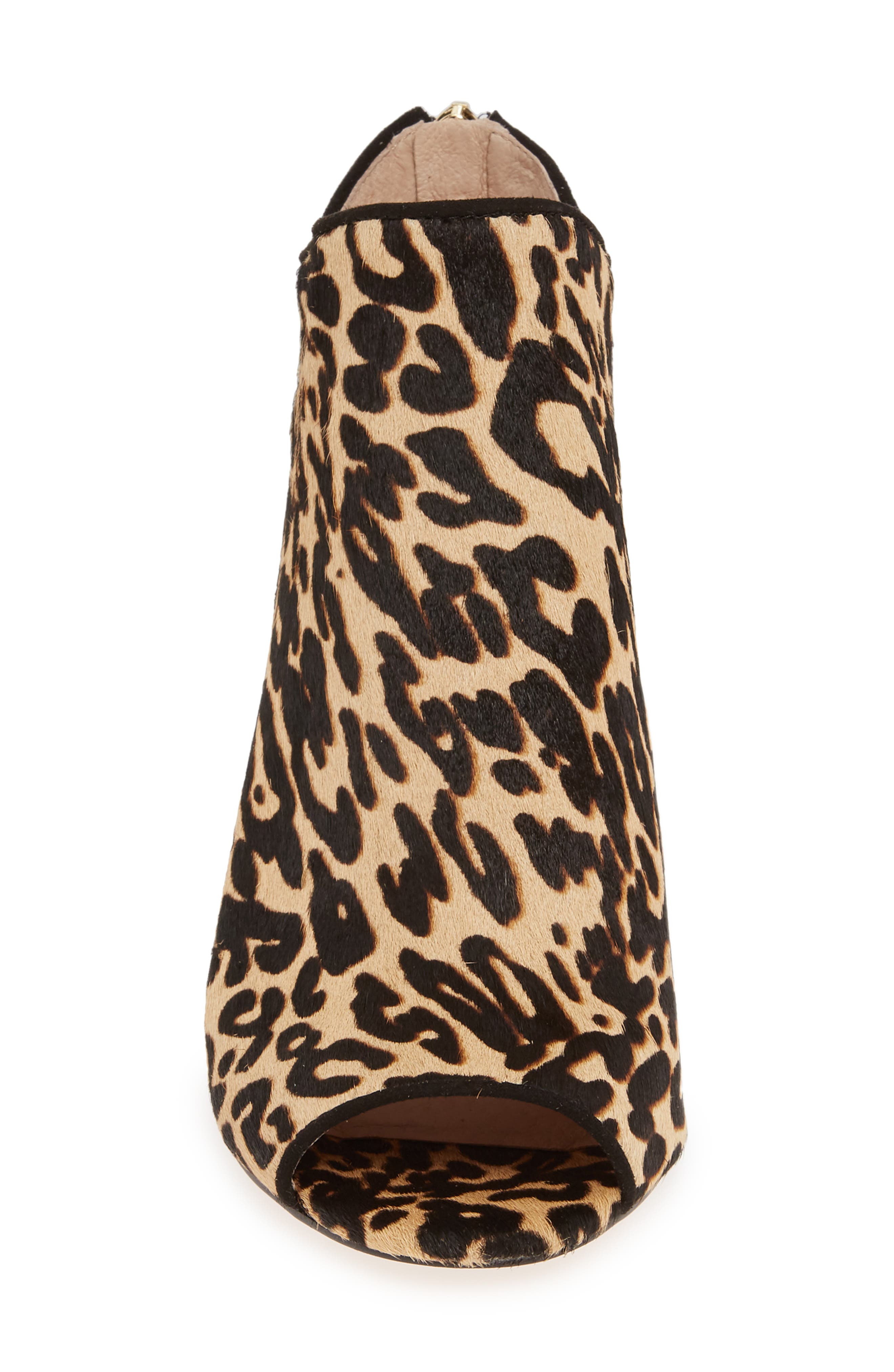 Ilsabelle Open Toe Bootie, Alternate, color, LEOPARD PRINT