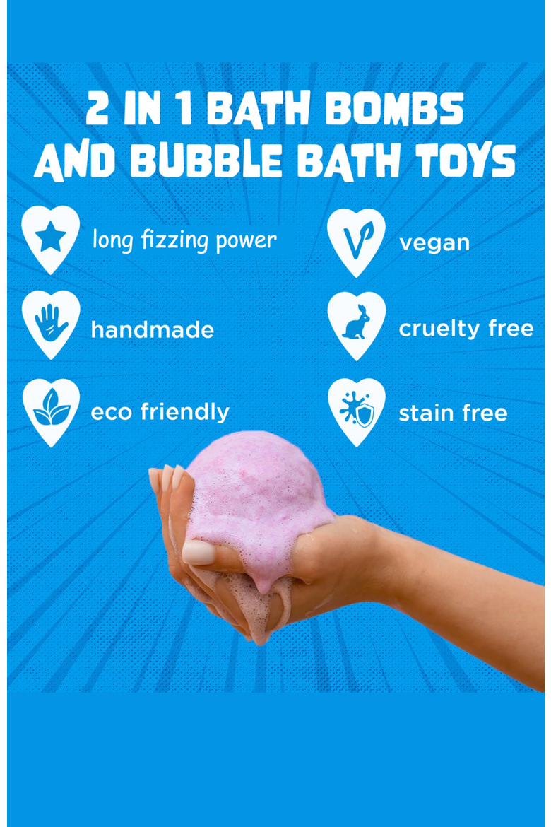 Lovery 12-Pc. Superhero Bath Bombs Gift Set with Surprise Toy | Nordstrom