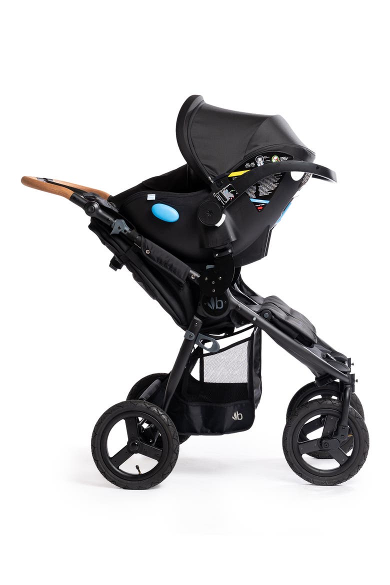 Single Car Seat Adapter for Indie Twin Double Stroller, Alternate, color, BLACK