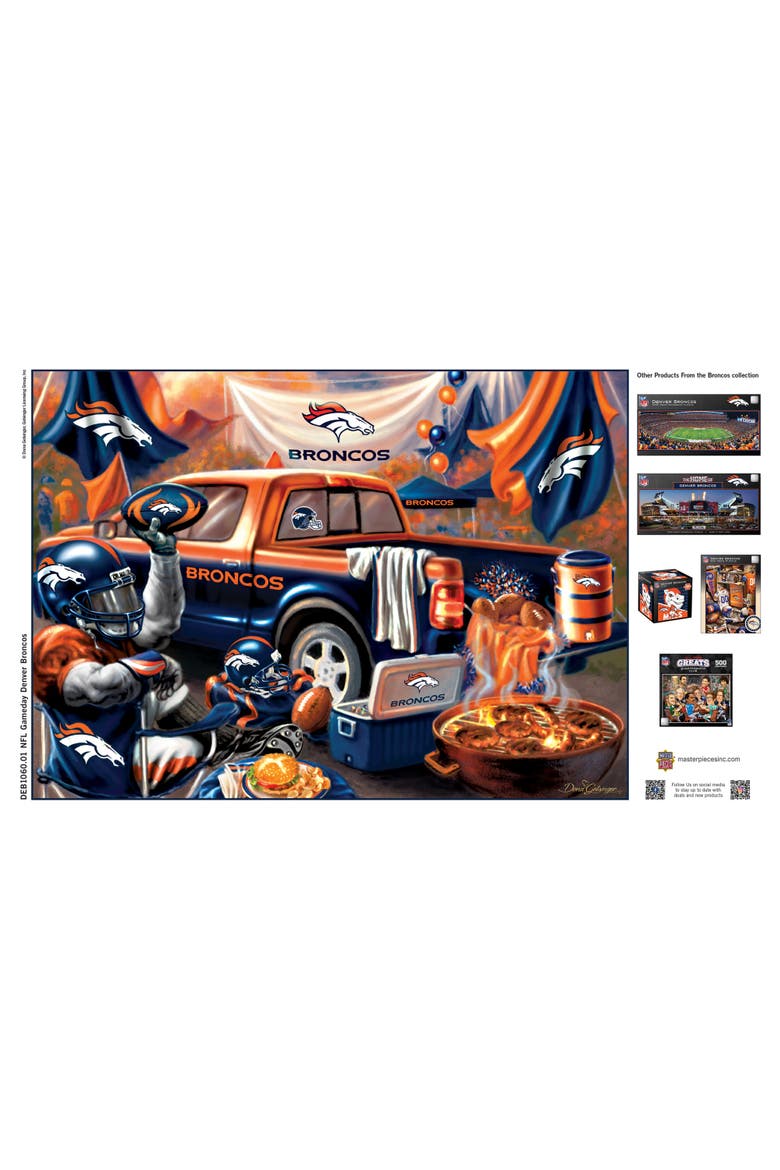 Denver Broncos Gameday 1000 Piece Puzzle, Alternate, color, Multicolor