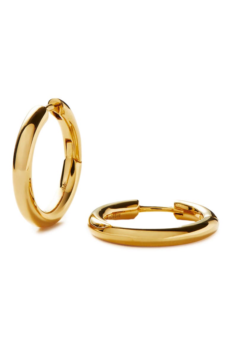 Medium Hoop Earrings, Main, color, GOLD
