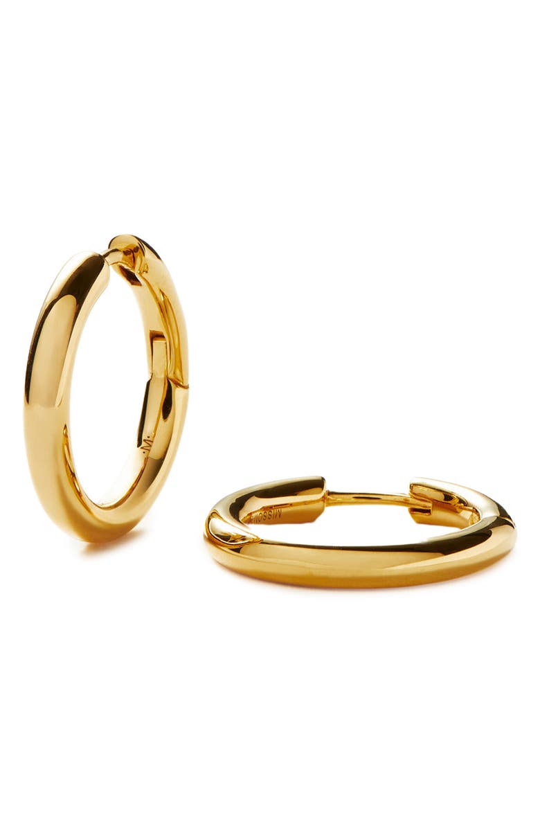 Missoma Medium Hoop Earrings, Main, color, 