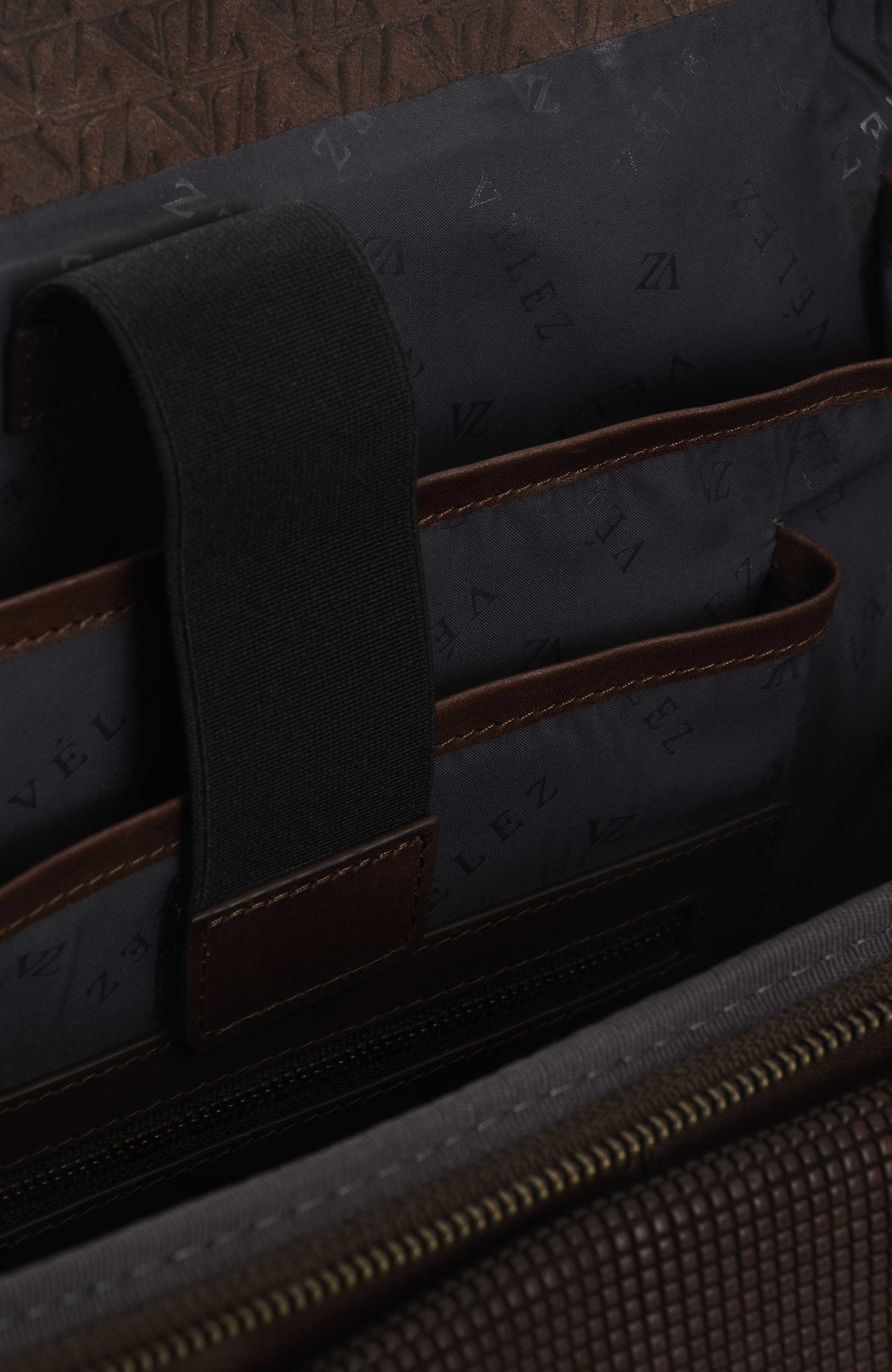 Velez New Archaeology Backpack in Vintage Leather, Alternate, color, Dark Brown