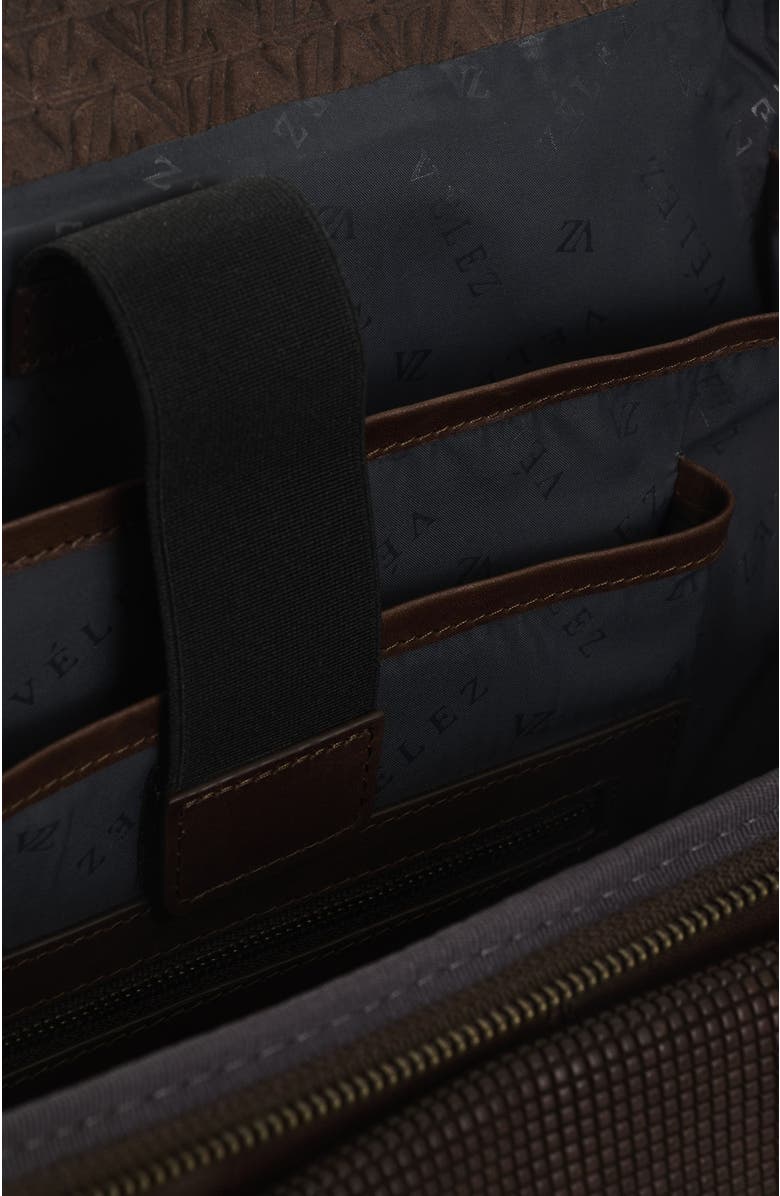 Velez New Archaeology Backpack in Vintage Leather, Alternate, color, Dark Brown