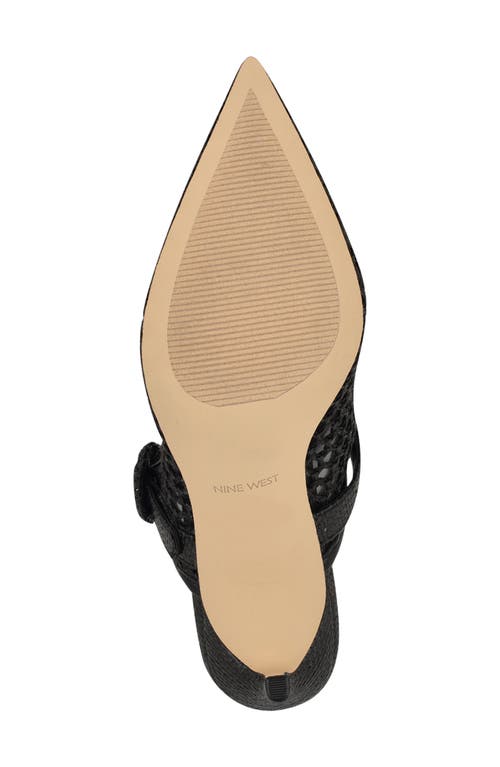Nine West Rondel Pointed Toe Pump In Black