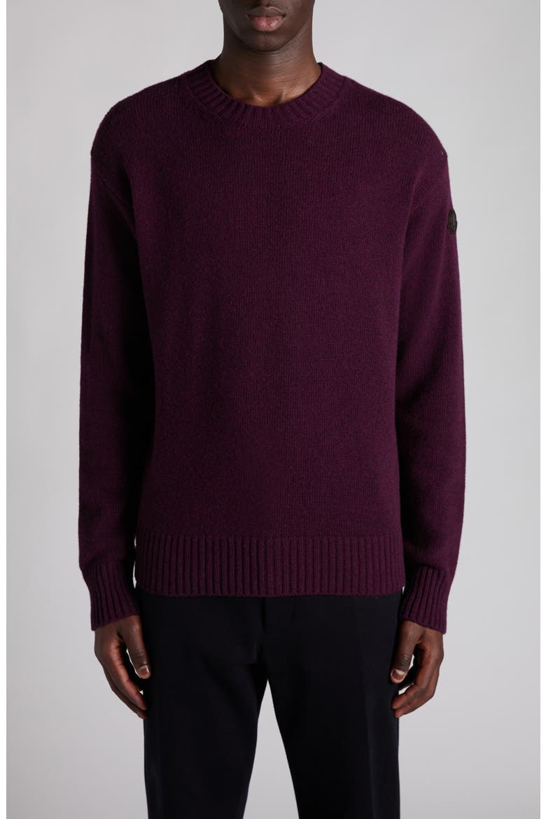 Wool & Cashmere Crewneck Sweater, Main, color, VIOLET