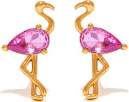 Girls Crew Flamingo Stud Earrings