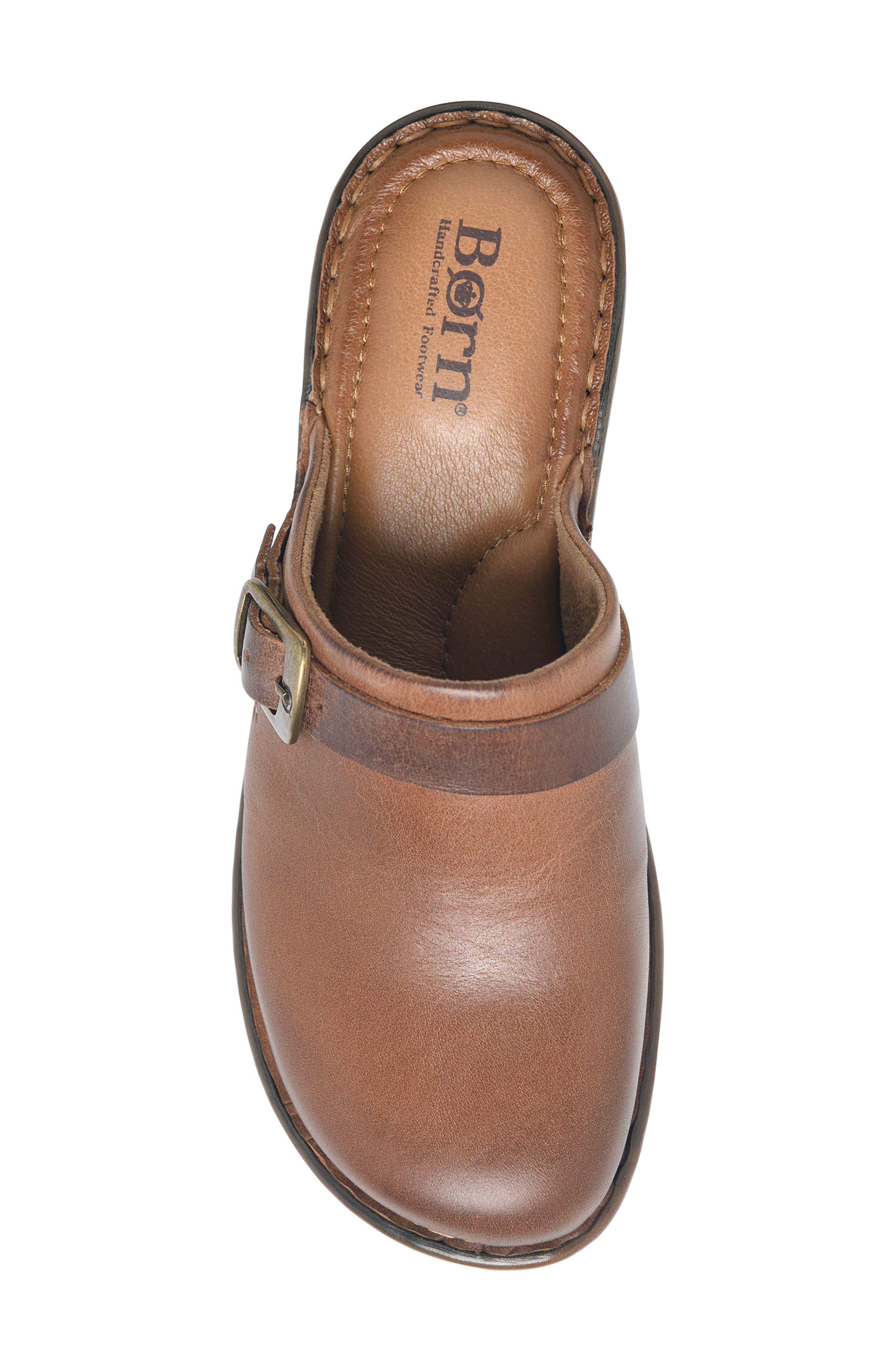 Børn Tru Clog, Alternate, color, Tan Leather
