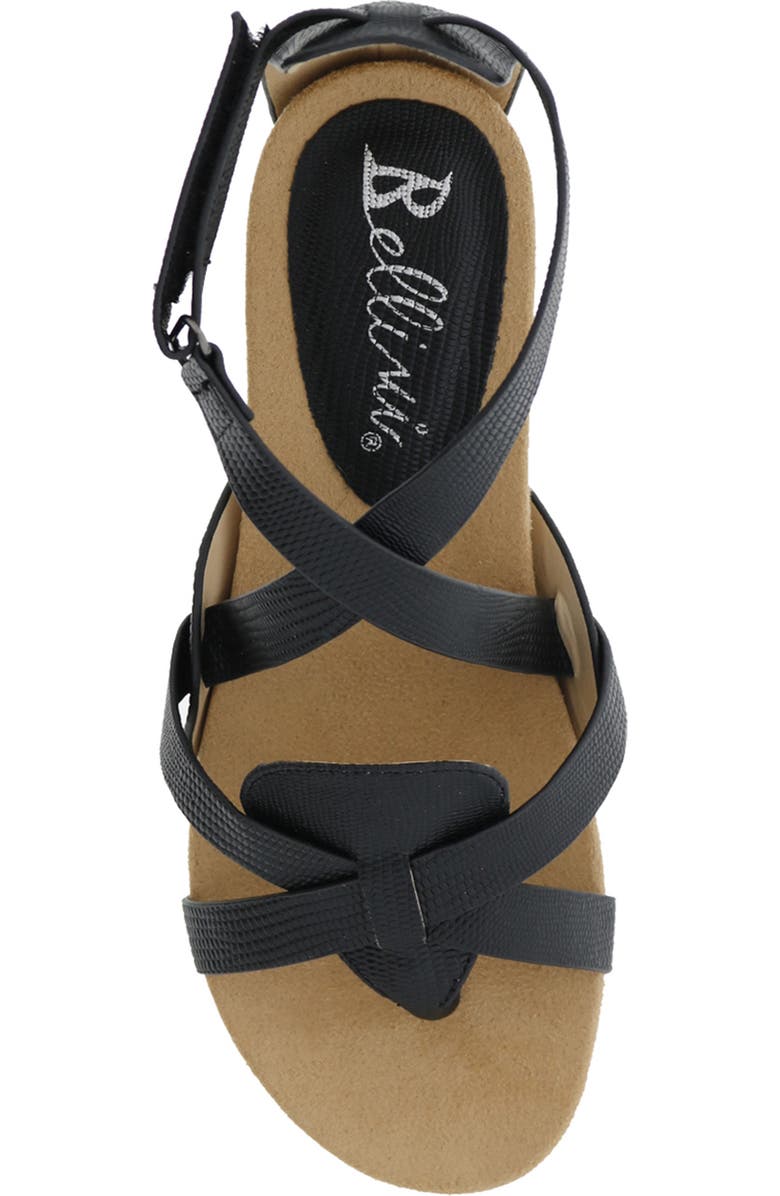 BELLINI Nobu Strappy Flat Sandal, Alternate, color, Black