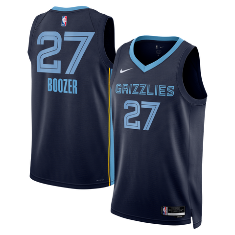 Unisex Nike Cameron Boozer Navy Memphis Grizzlies 2026 NBA Draft Swingman Jersey - Icon Edition
