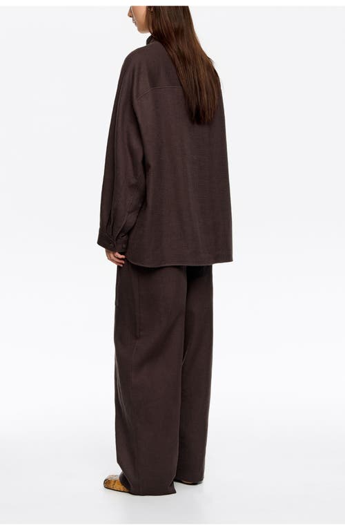 Bimba Y Lola Cotton/wool Jogger Trousers In Animal Print