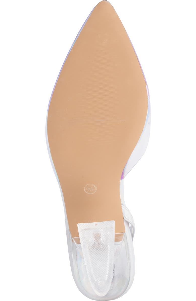 Fashion to Figure Jacki Ankle Strap Pump - Wide Width, Alternate, color, Clear