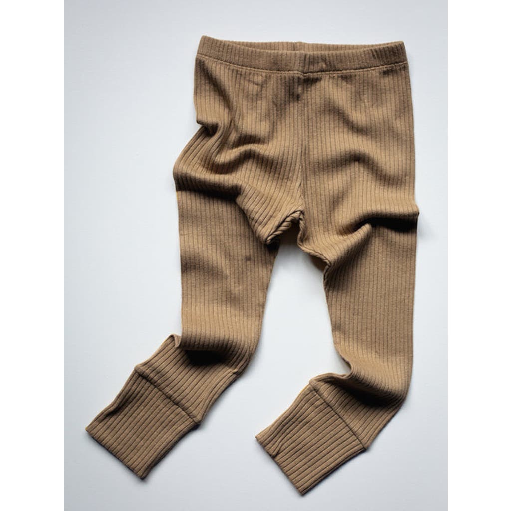 The Simple Folk The Ribbed Legging In Camel