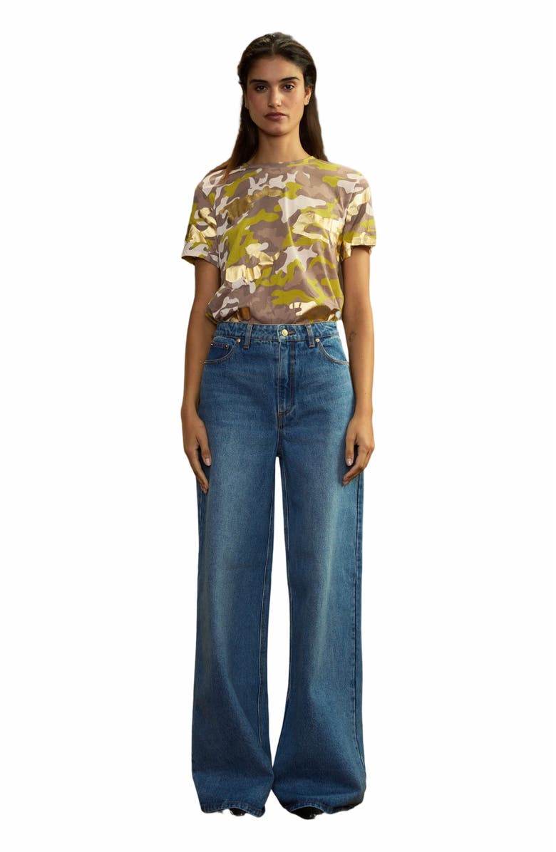 Cynthia Rowley In Plain Sight Tee, Main, color, Pink Camo