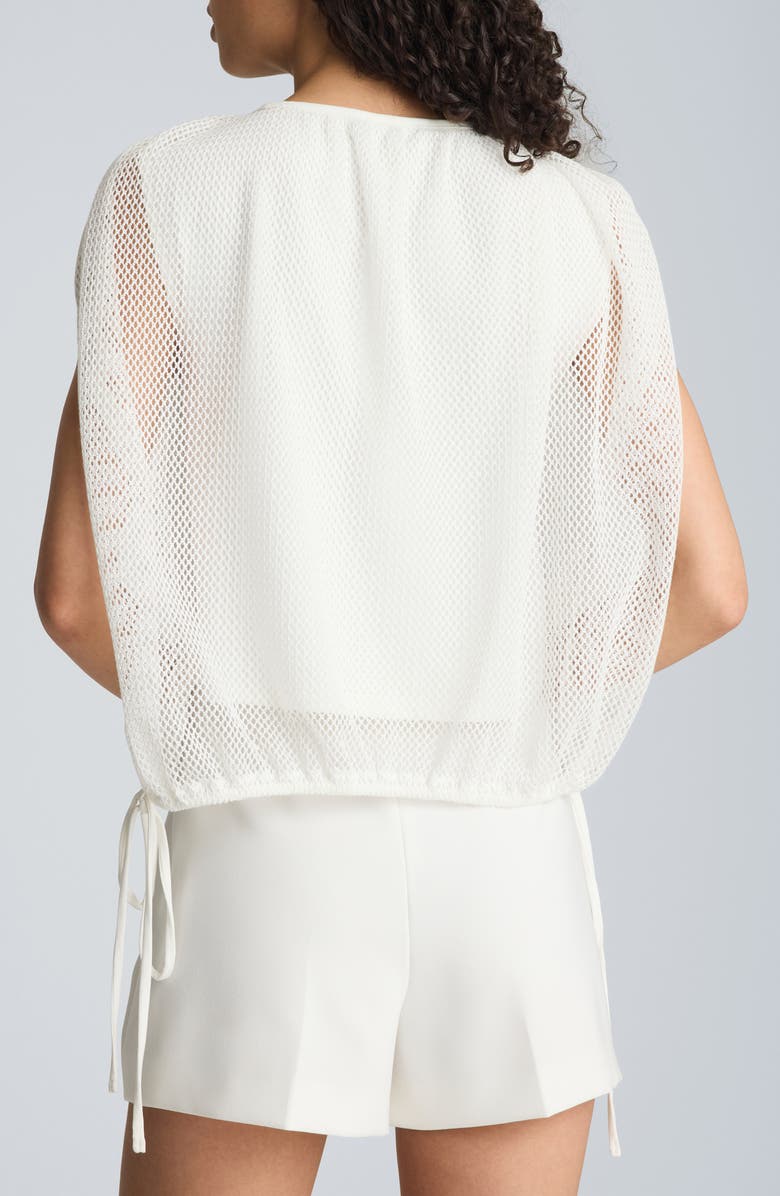 Kenneth Cole Side Tie Open Stitch Top, Alternate, color, 