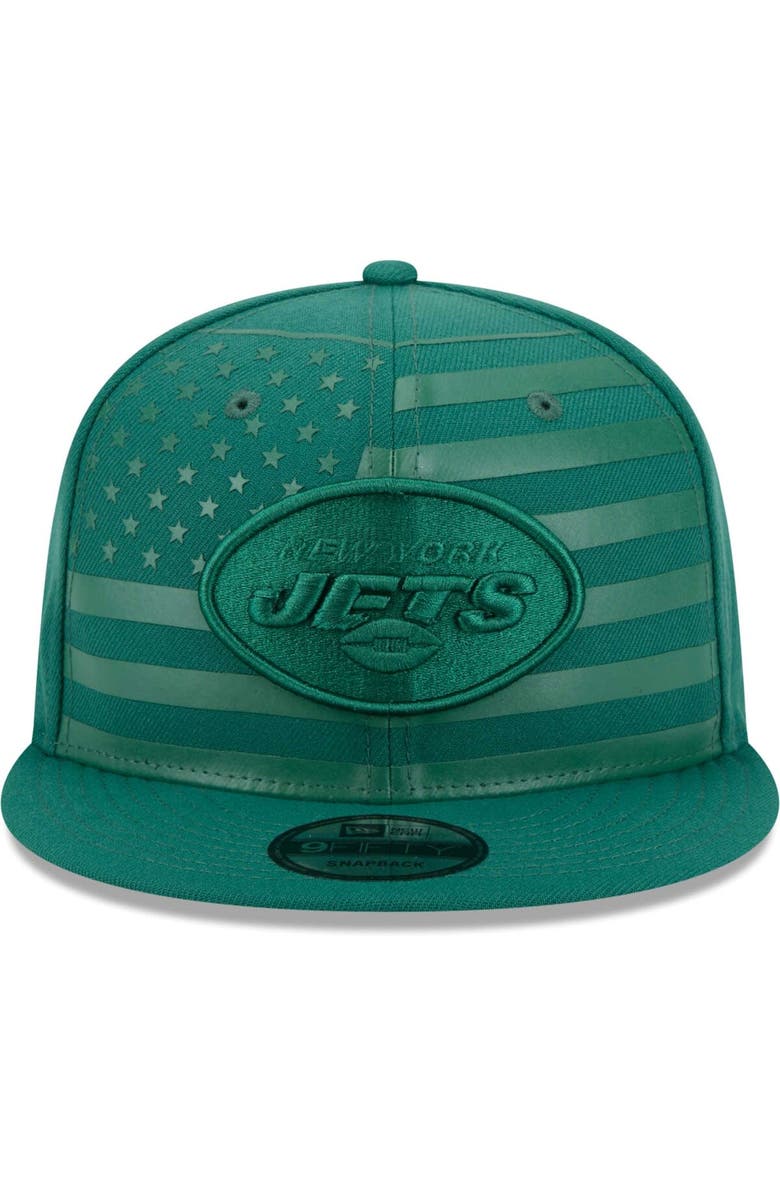 New Era Men's New Era Green New York Jets Independent 9FIFTY Snapback Hat, Alternate, color, Green