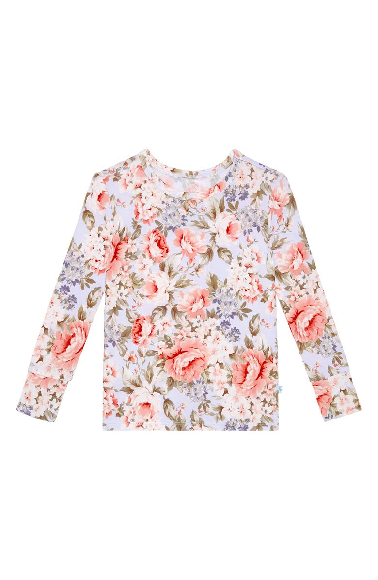 Posh Peanut Kids' Aviva Fitted Two-Piece Pajamas, Alternate, color, Blue