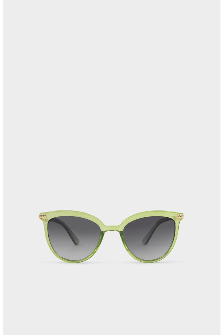 Ravello Sunglasses, Main, color, Green Transparent