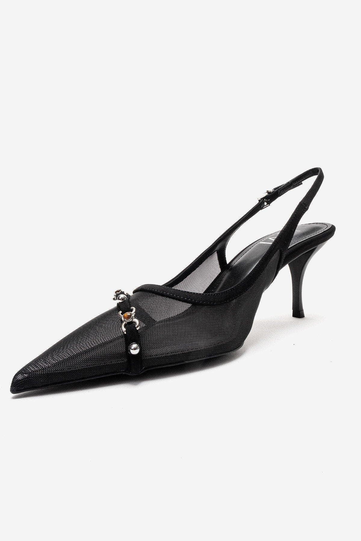 Prologue Shoes Pioren Stiletto Pump, Alternate, color, Black