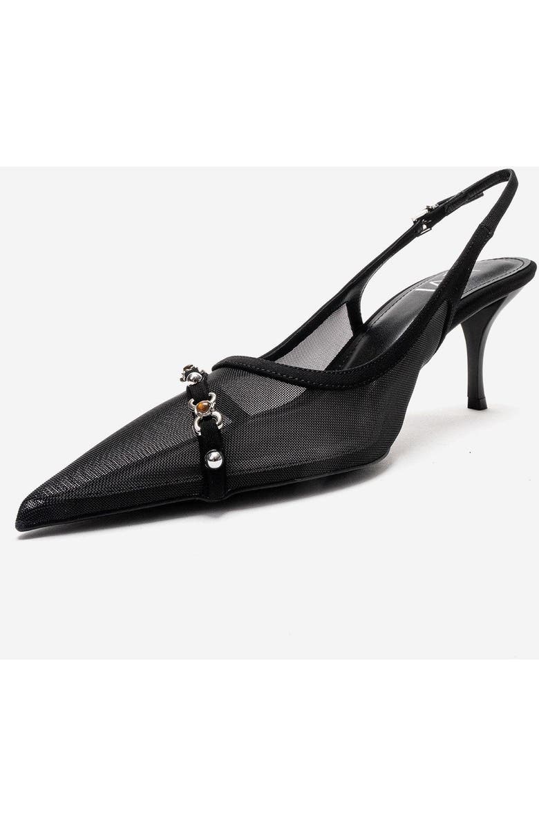 Prologue Shoes Pioren Stiletto Pump, Alternate, color, Black