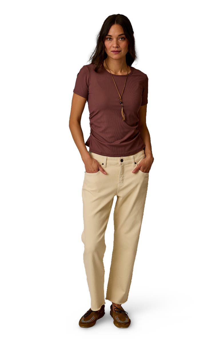 Carve Designs Austin Crop Jean, Alternate, color, Ecru