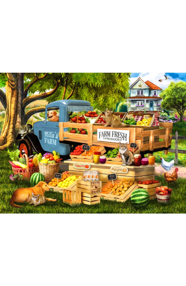 Sunsout Millie's Fresh Produce 500 piece Jigsaw Puzzle for Adults, Alternate, color, Multicolor