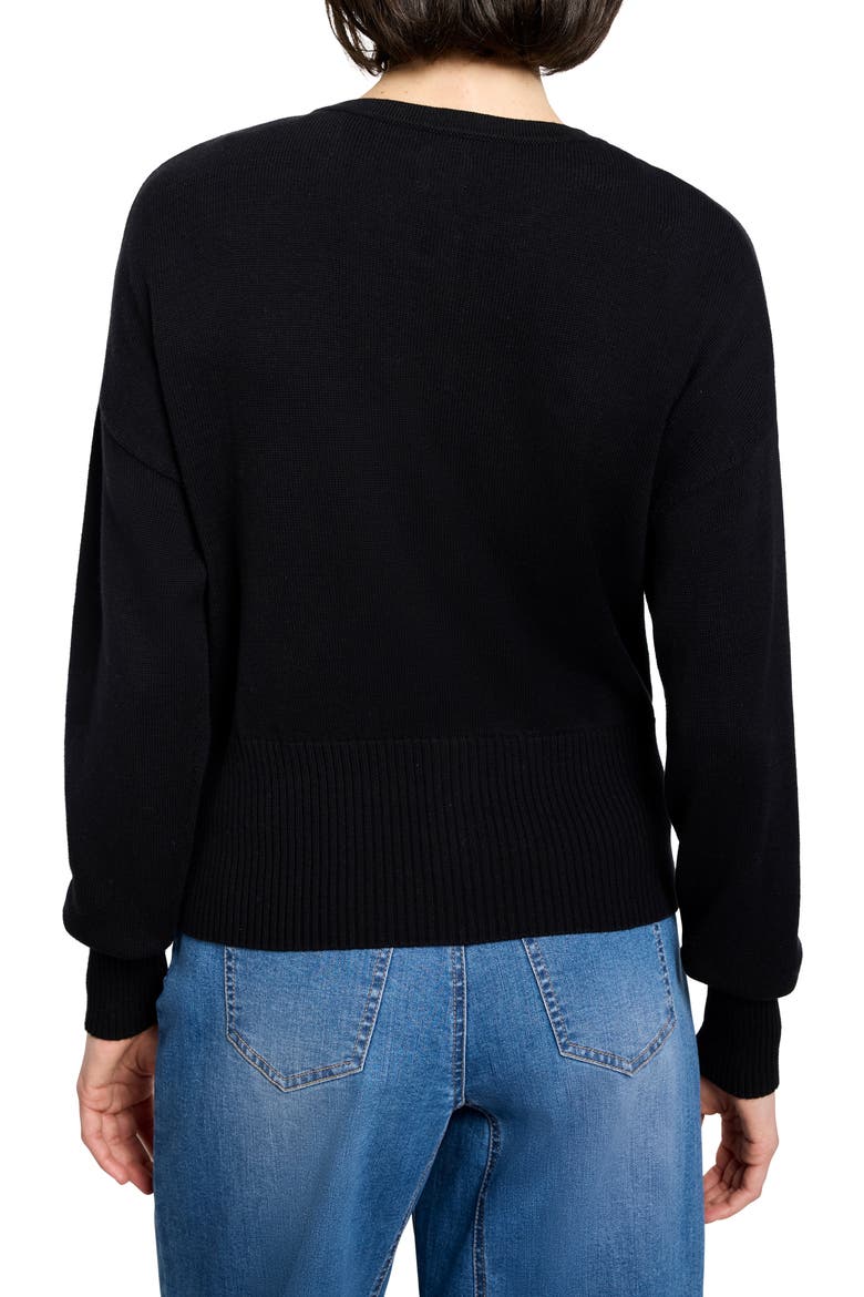 Snap It Up Cardigan, Alternate, color, BLACK ONYX