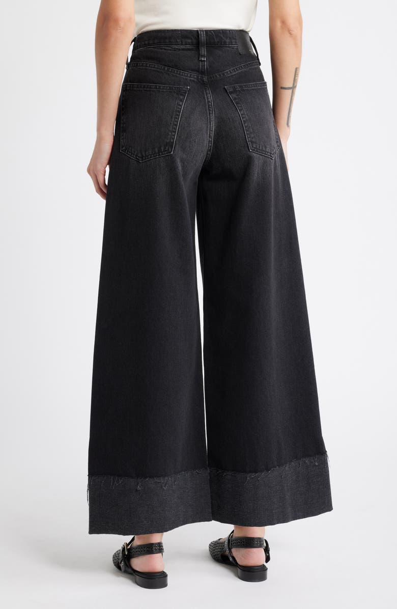rag & bone Sofie Cuffed High Waist Wide Leg Jeans, Alternate, color,