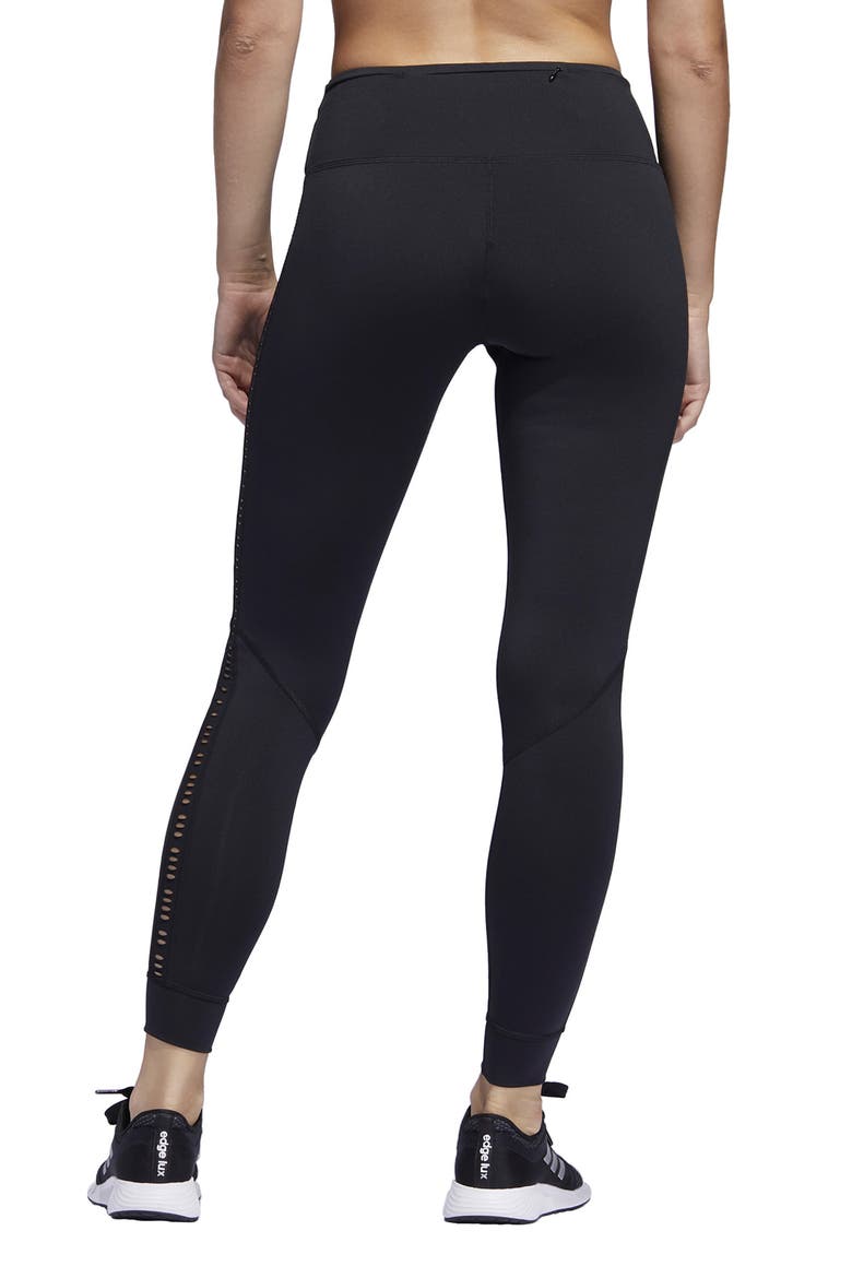 Own the Run Primeblue Tights, Alternate, color, BLACK