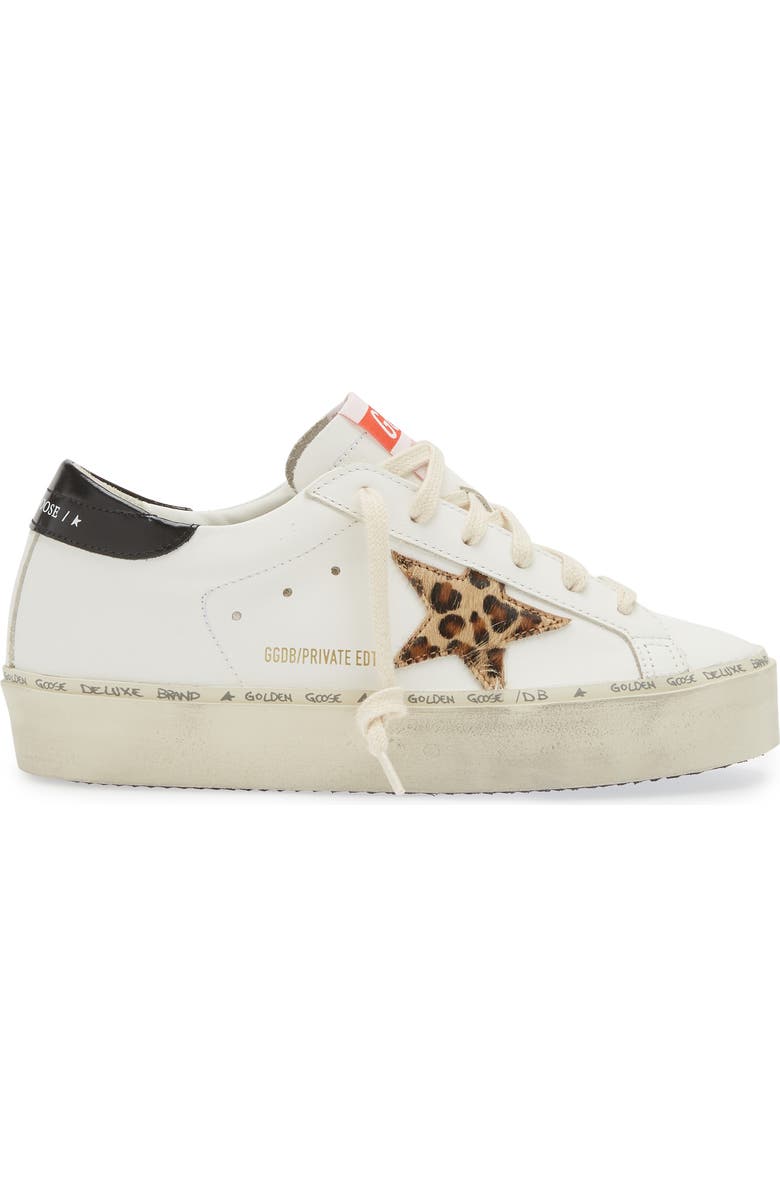 Golden Goose Hi Star Platform Sneaker, Alternate, color, White/ Leopard
