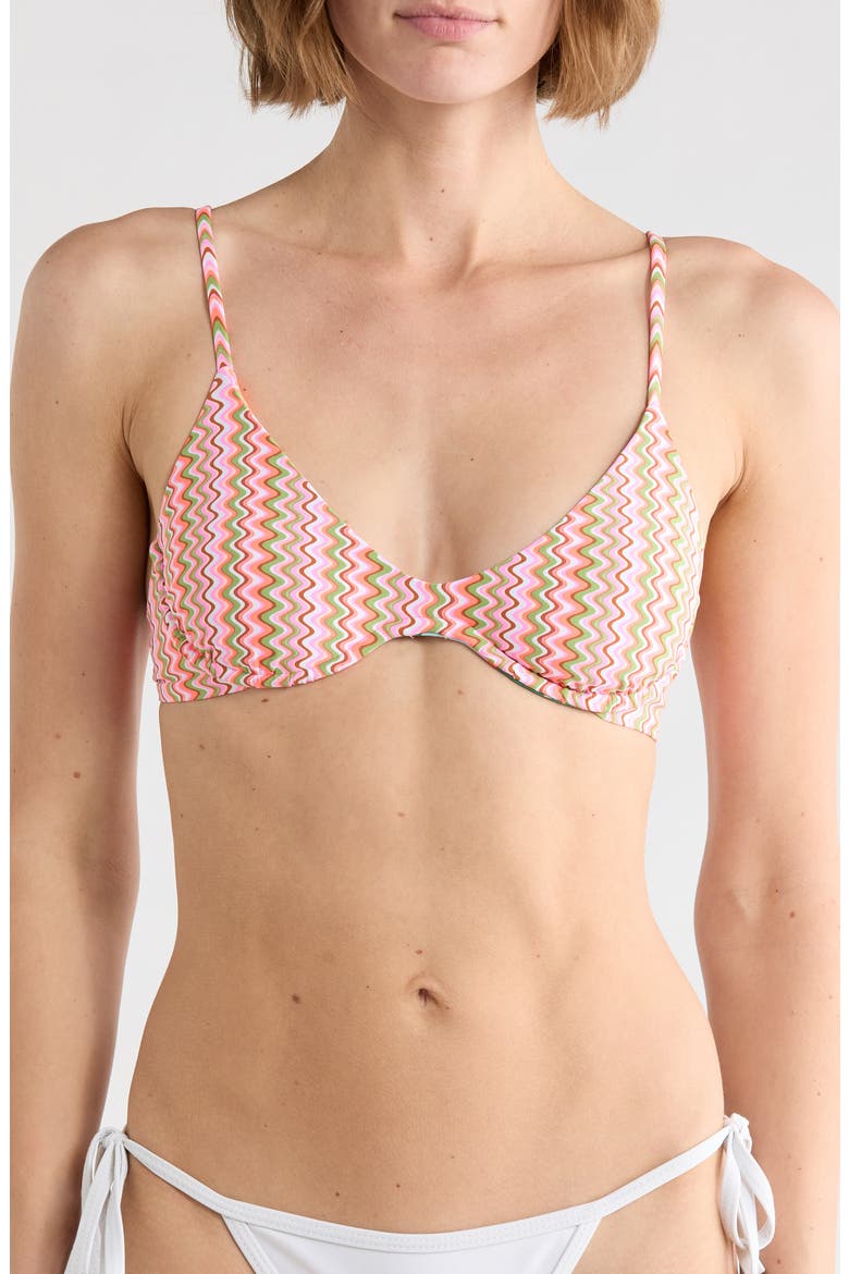 Irene Reversible Underwire Bikini Top, Main, color, PINK