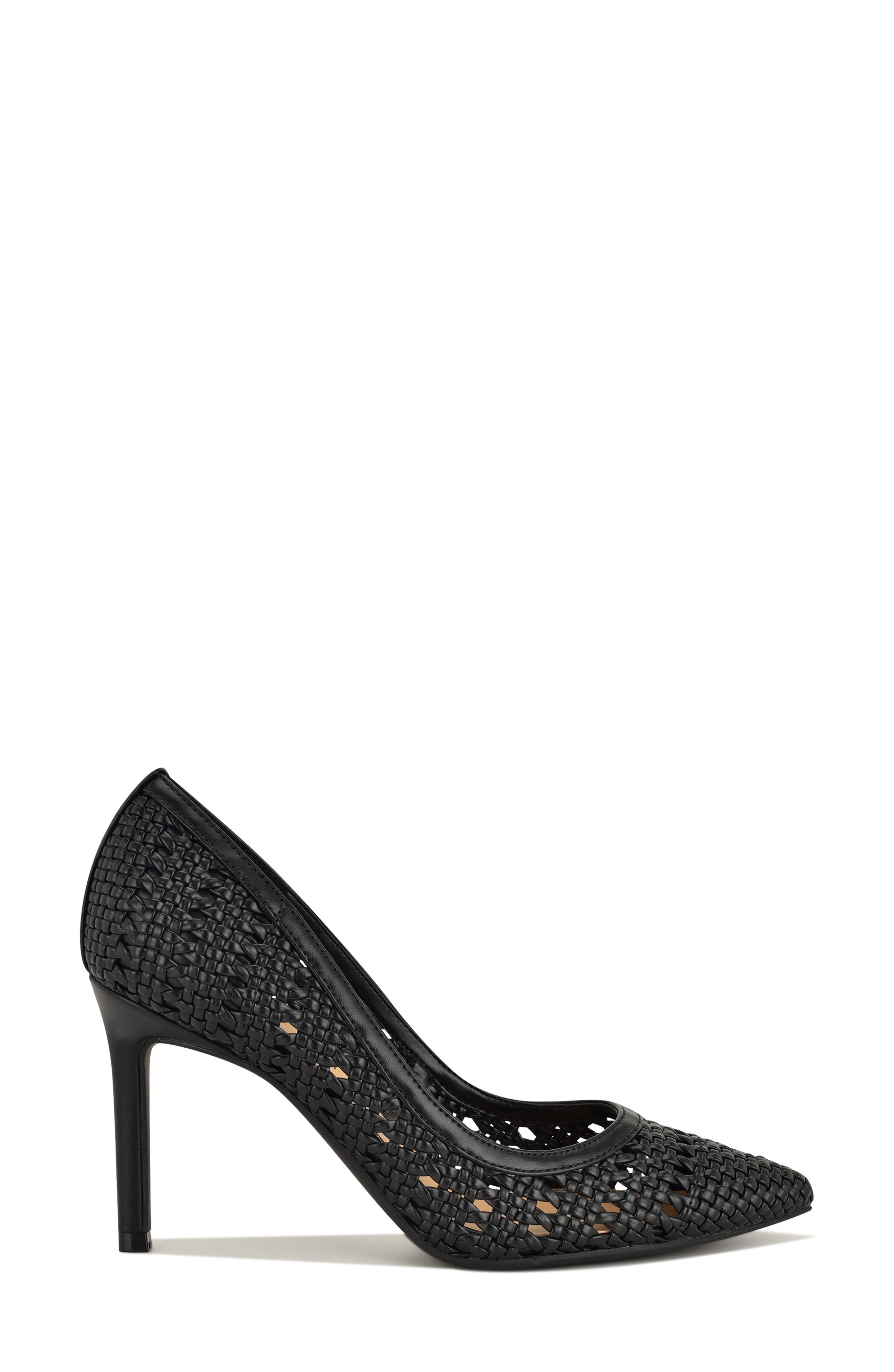 Nine West Elbeew Pointed Toe Pump, Alternate, color, Black
