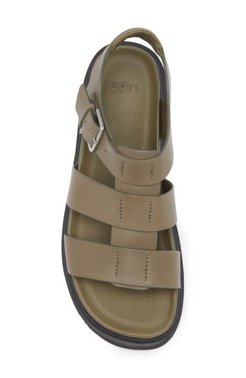 Shop Ugg ® Capitelle Fisherman Sandal In Burnt Olive